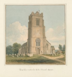 Essex - Chiesa di Earls Colne, 1824 da John Buckler