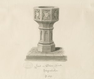 Fonte nella Chiesa di Blore