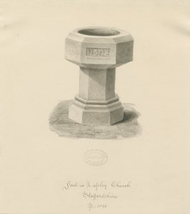 Fonte Battesimale nella Chiesa di Lapley