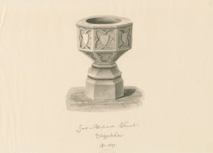Fonte battesimale nella Chiesa di Wichnor