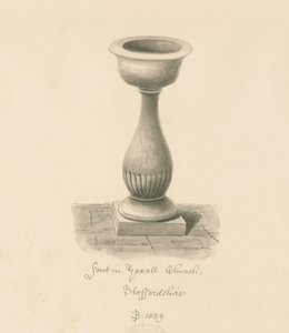 Fonte Battesimale nella Chiesa di Yoxall