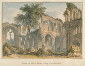 Hampshire - Abbazia di Netley - Resti, 1823 da John Buckler