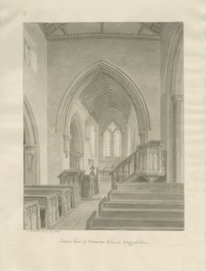 Interno della Chiesa di Standon da John Buckler