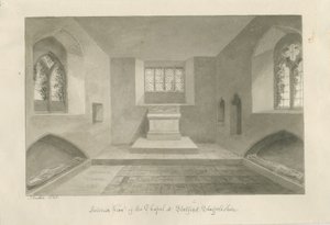 Interno della Cappella di Statfold da John Buckler