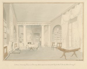 Kent - Bromley Hill - Interno della Sala della Biblioteca