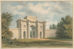 Leicestershire - Gopsall House - Il Portale da John Buckler