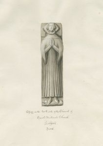 Lichfield - Effigie nel presbiterio della chiesa di San Michele da John Buckler