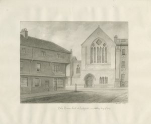 Lichfield - Municipio: disegno a seppia da John Buckler