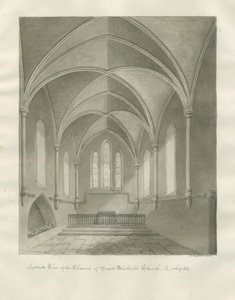 Lichfield - Interno della chiesa di San Michele da John Buckler