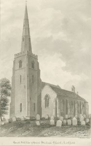 Lichfield - Chiesa di San Michele da John Buckler