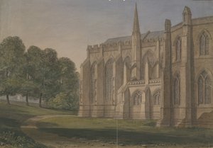 Cattedrale di Lichfield - Vista nord-nord-ovest da John Buckler