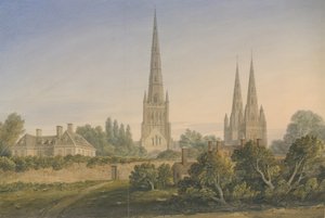Cattedrale di Lichfield - Vista nord