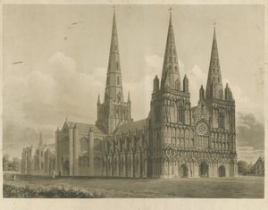Lichfield Cathedral - Vista Nord Ovest