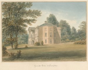 Middlesex - Hampton - Villa di Garrick, 1831