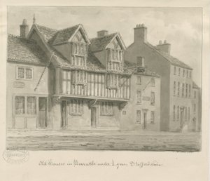 Newcastle-under-Lyme - Vecchie Case da John Buckler