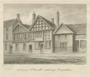 Newcastle-under-Lyme - Vecchie Case da John Buckler