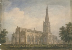 Nottinghamshire - Chiesa di Newark, 1809 da John Buckler