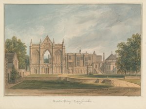 Nottinghamshire - Newsted Priory, 1826 da John Buckler