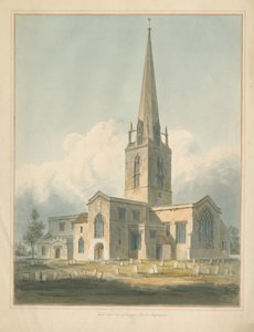 Oxfordshire - Chiesa di Bampton, 1802 da John Buckler
