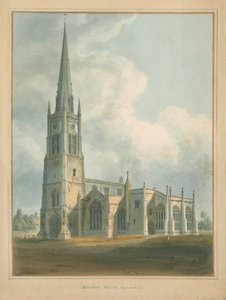Oxfordshire - Chiesa di Bloxham da John Buckler