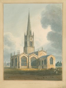 Oxfordshire - Chiesa di Bloxham da John Buckler