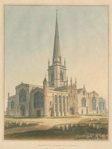 Oxfordshire - Chiesa di Burford da John Buckler