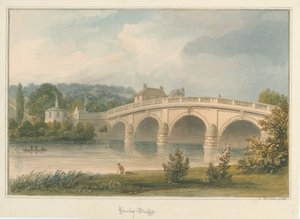 Oxfordshire - Ponte di Henley upon Thames, 1826 da John Buckler
