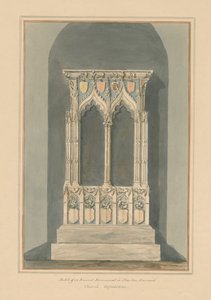 Oxfordshire - Chiesa di Stanton Harcourt - Monumento da John Buckler