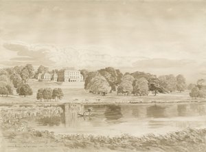 Patshull House: disegno a seppia, 26 ago 1820