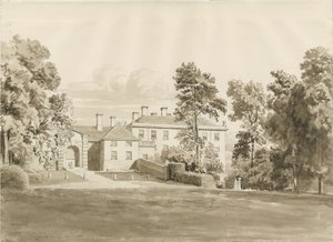 Patshull House, agosto 1820 da John Buckler