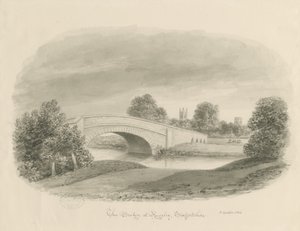 Rugeley Town - Ponte: disegno a seppia