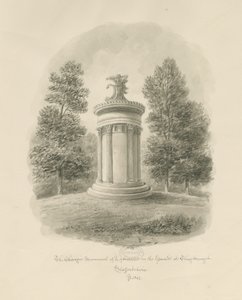Shugborough - Il Monumento Coragico di Lisicrate da John Buckler