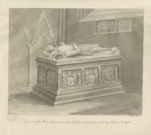 Stafford - Monumento di Aston nella Chiesa di Santa Maria da John Buckler