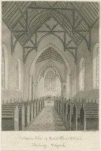 Interno della Chiesa di San Paolo, Forebridge da John Buckler