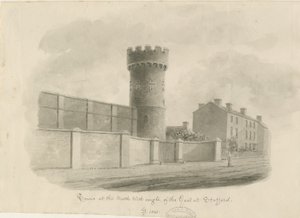 Stafford - Torre rotonda della prigione da John Buckler