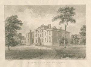 Thorpe Constantine Hall: disegno a lavaggio seppia, 1848 da John Buckler