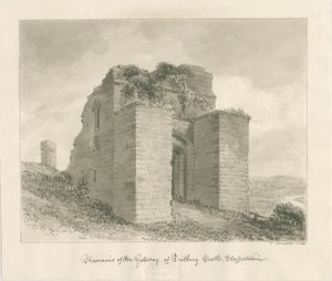 Castello di Tutbury - Resti del Portale da John Buckler