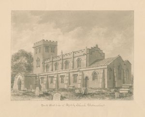 Westmorland - Chiesa di Appleby: disegno a seppia, 1800 da John Buckler