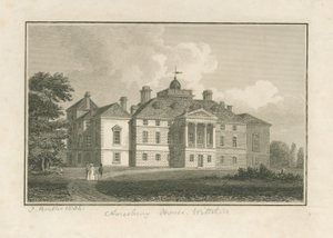 Wiltshire - Amesbury House: incisione da John Buckler