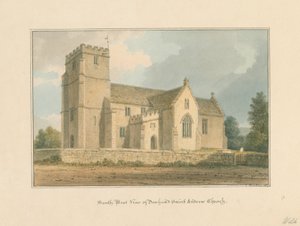 Wiltshire - Donhead Saint Andrew Church, 1817