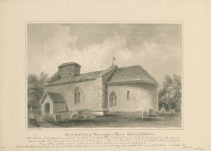 Wiltshire - Manningford Bruce Church, 1806