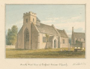 Wiltshire - Chiesa di Teffont Evias da John Buckler