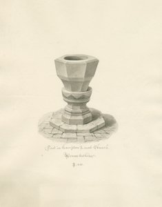 Worcestershire - Chiesa di Hampton Lovett - Fonte battesimale