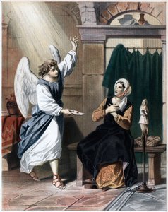 Angelo che porta una lettera da Dio a Christiana, c1850