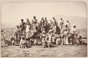 Punto di osservazione Afridi vicino a Jumrood, Khyber e Rotass in lontananza da John Burke