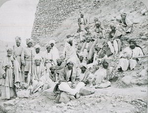 Capi e Khan del Khyber, Forte di Jamrud, Frontiera Nord-Ovest, circa 1878