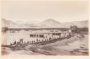 Il Laager e Abattis, accampamento di Sherpur, dicembre 1879 da John Burke