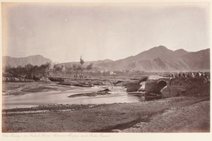Il vecchio ponte sul fiume Kabul da John Burke
