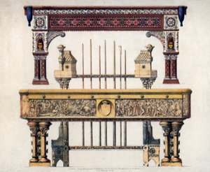 Tavoli da biliardo, XIX secolo da John Burley Waring
