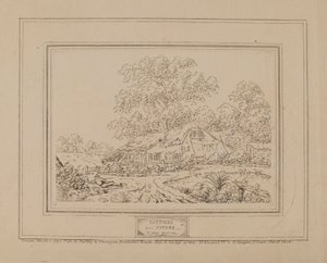 Cottage dalla natura (con albero centrale) da John Burton